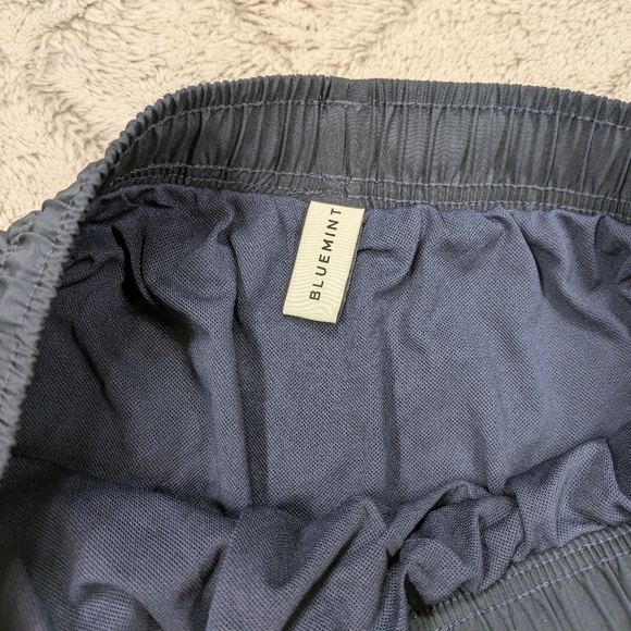 Bluemint Shorts Men's L Blue Navy Arthus Stretch Solid Swim Mesh Lined Dry 5.5” - Picture 5 of 8